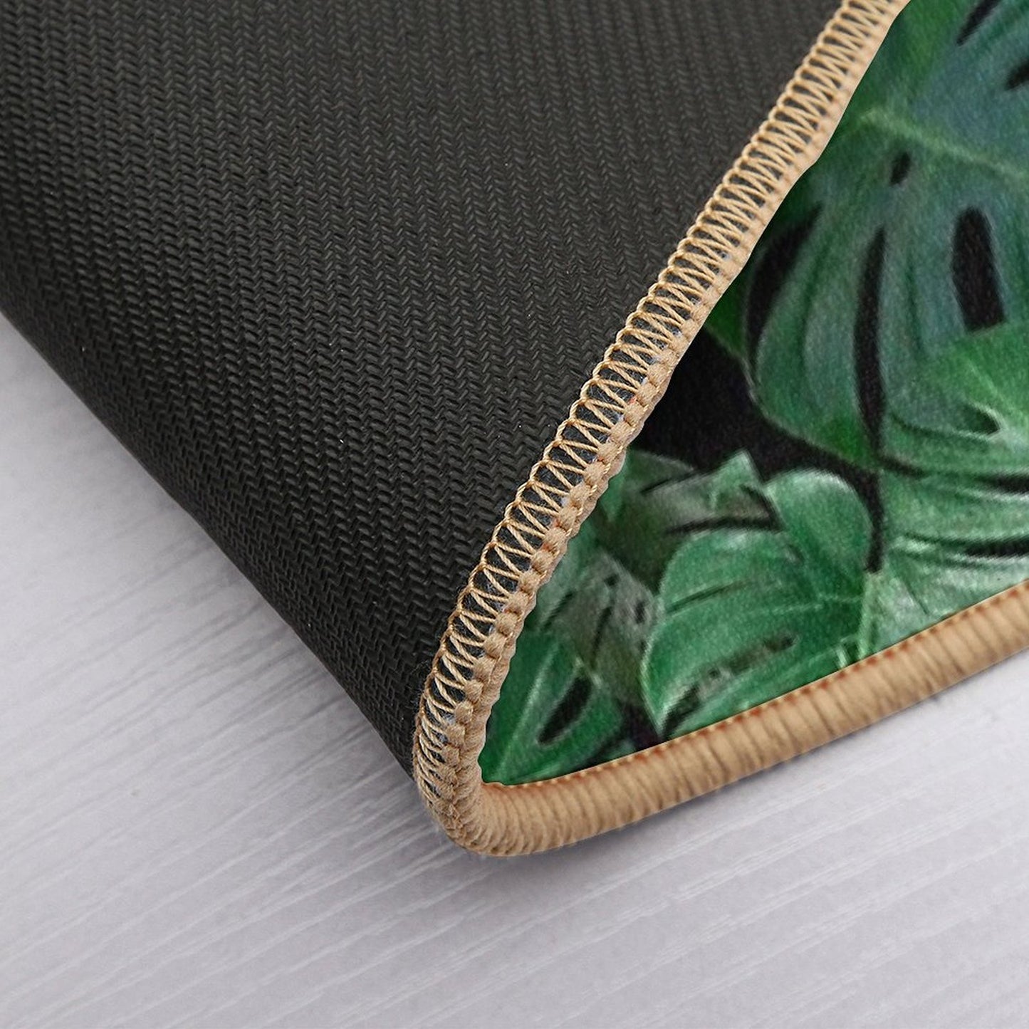 Monstera Madness Bath Mat