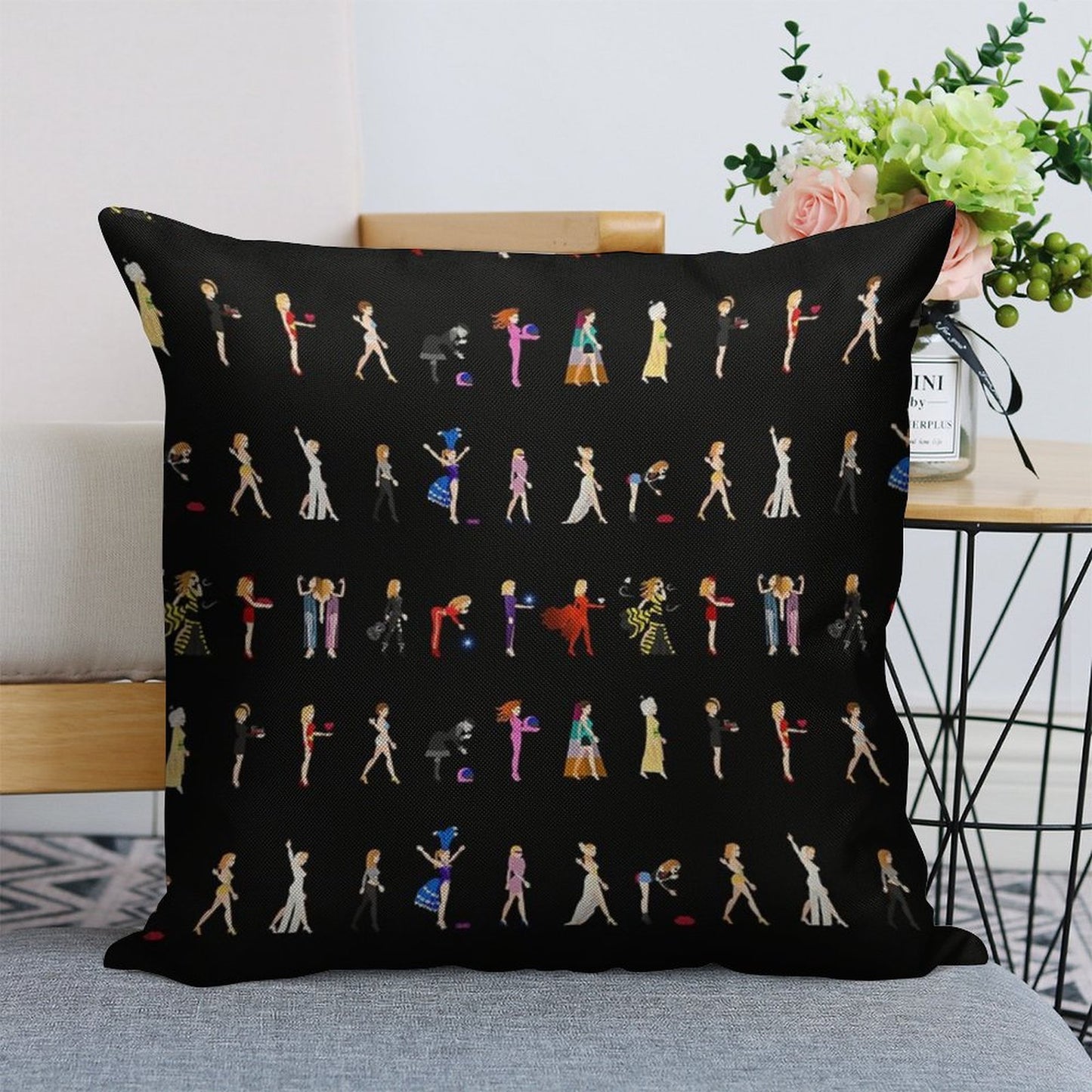 Kylie Evolution Linen Throw Pillow Cover
