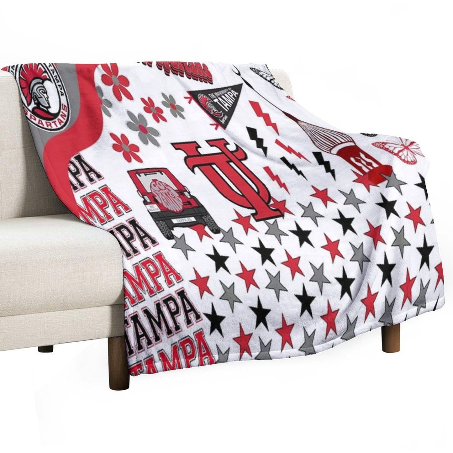 UT Collage Throw Blanket