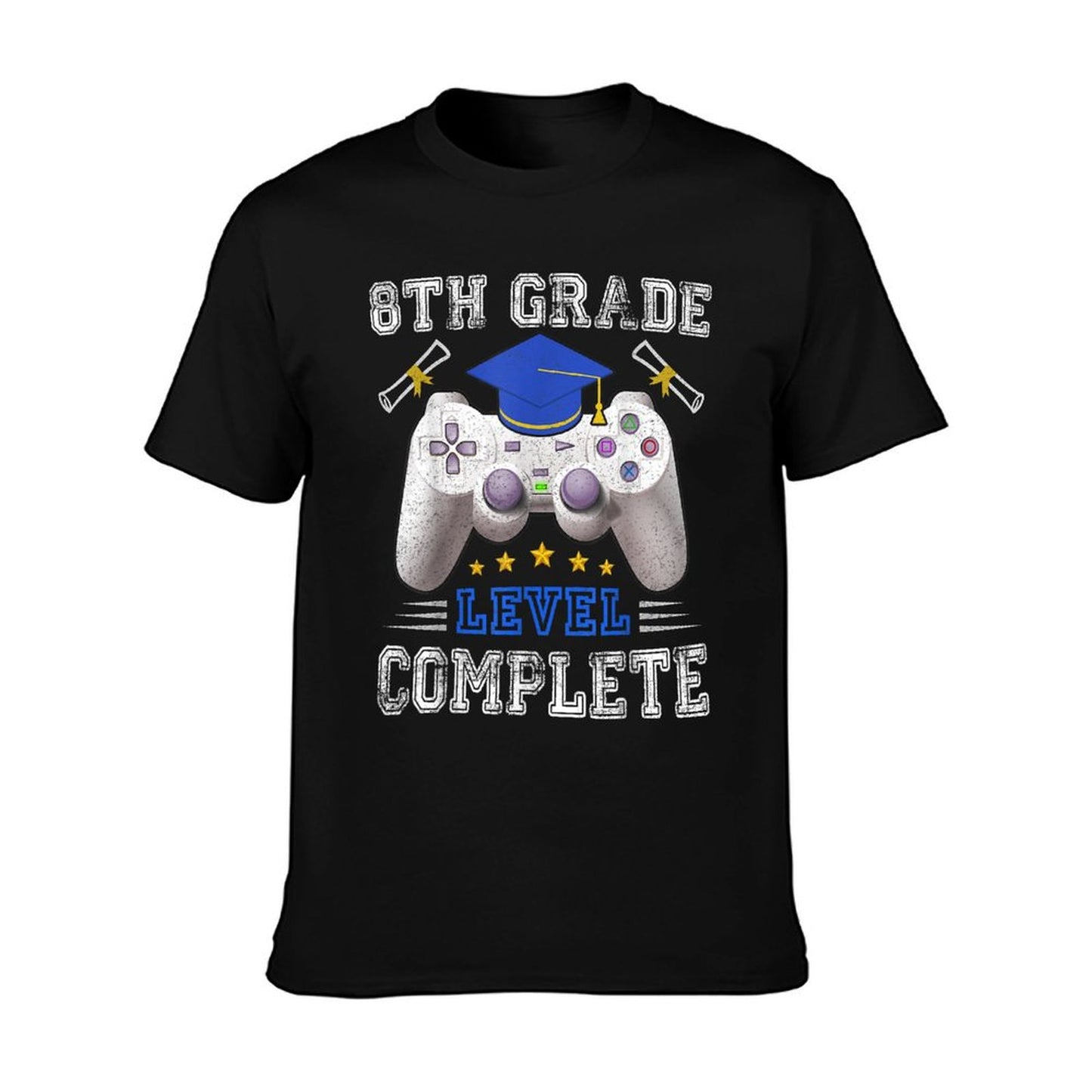 8th Grade Level Complete Gamer Class Of 2025 Graduation T-Shirt