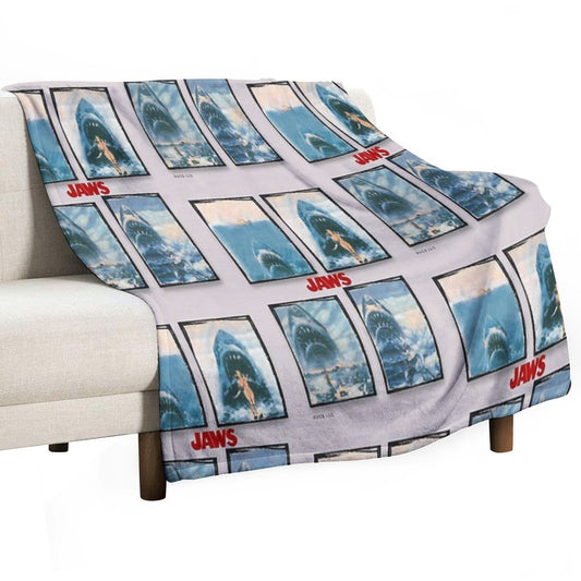 The Jaws Moments Throw Blanket