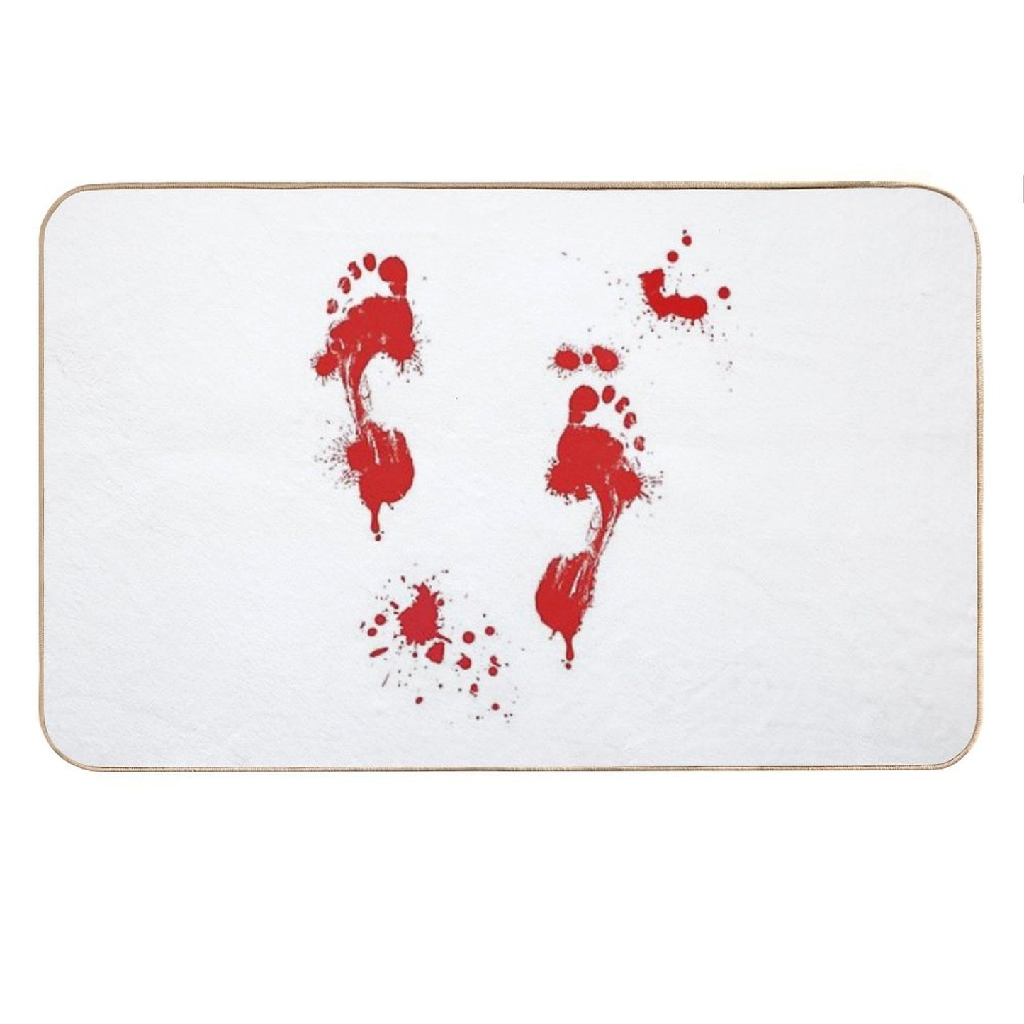 Bloody Footprints Bath Mat