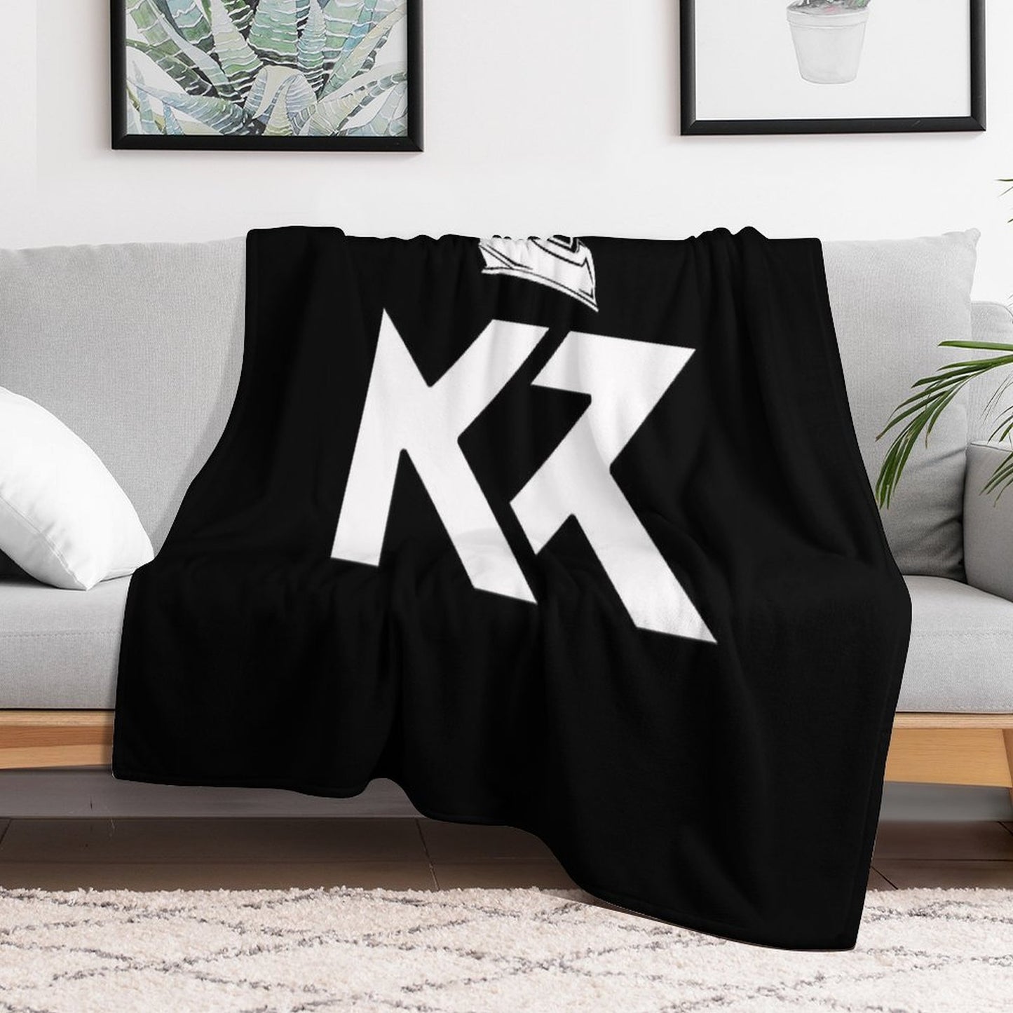 KR Motocross Throw Blanket