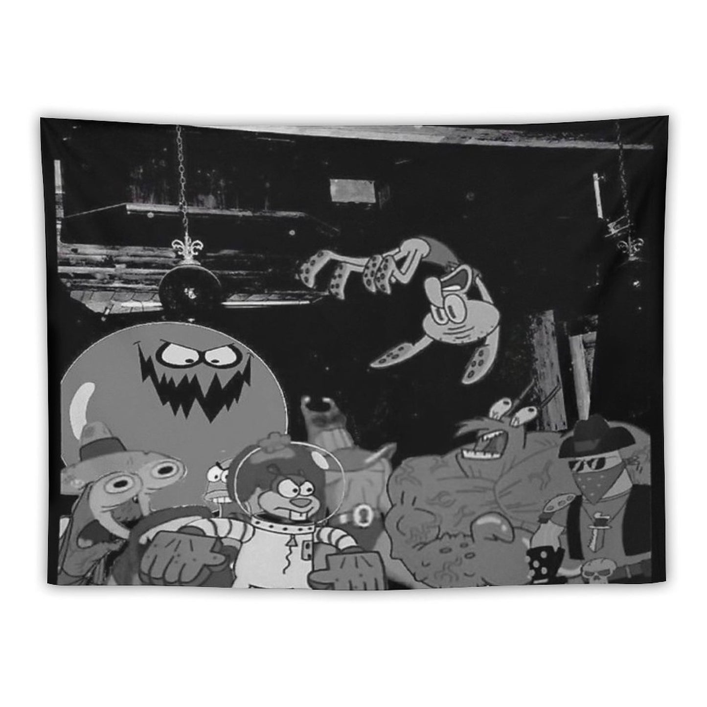 Spongebob Die Lit Cover Tapestry
