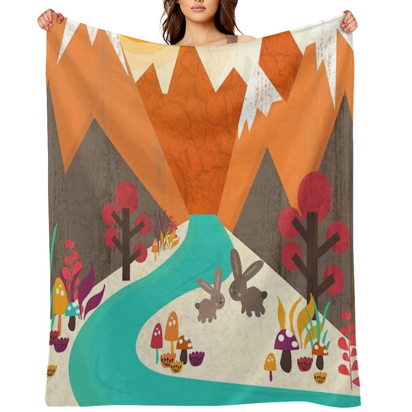 April Throw Blanket
