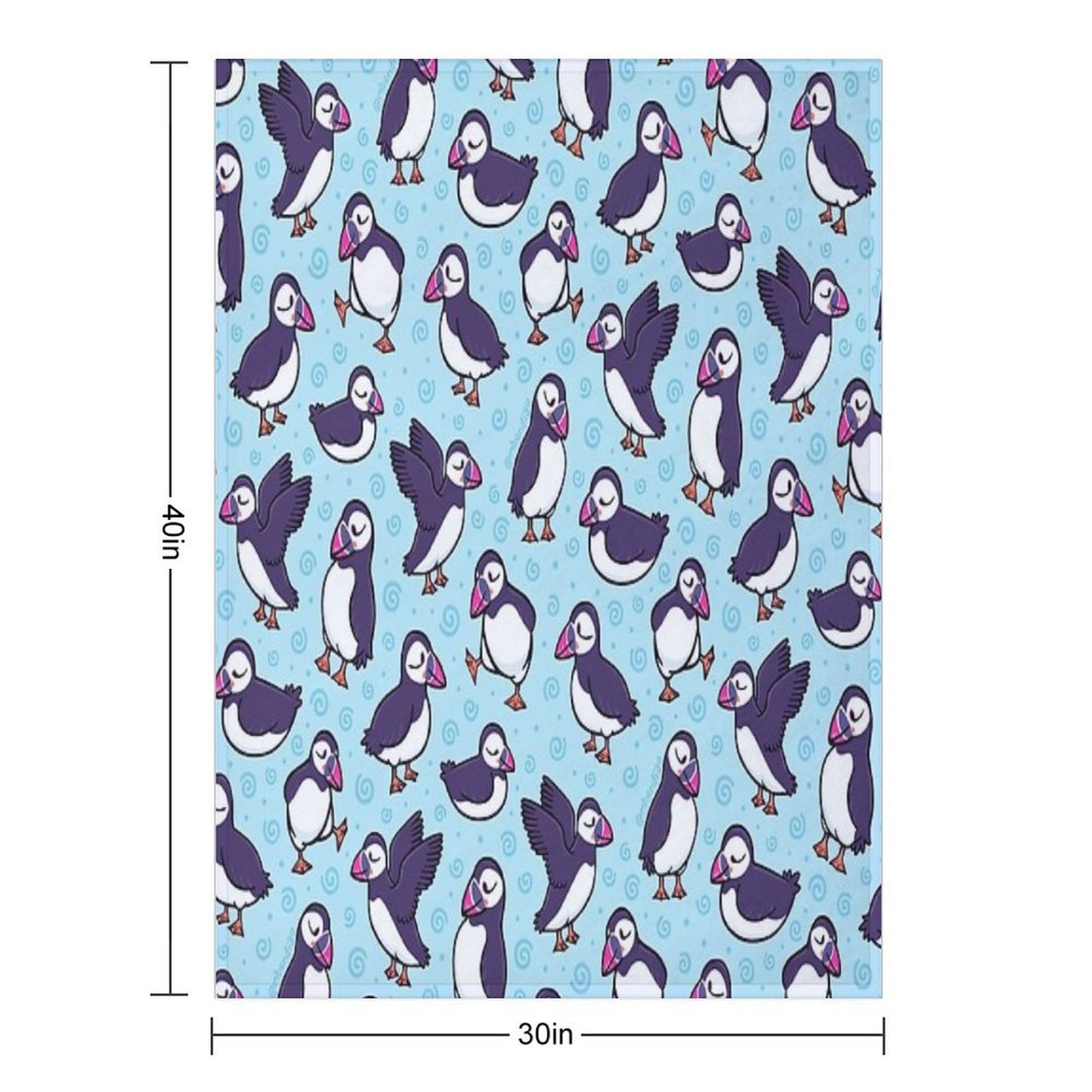 Tough Puffs Throw Blanket