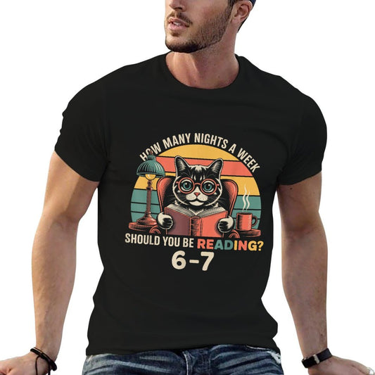 Reading 67 Meme English Teacher in Funny 67 Retro Cat Crew Tagless Design T-Shirt