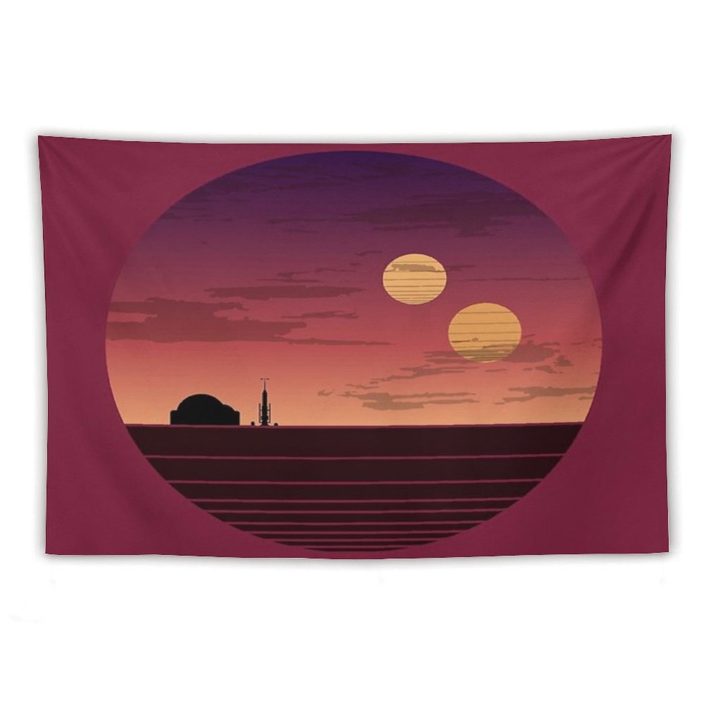 The Binary Sunset Tapestry