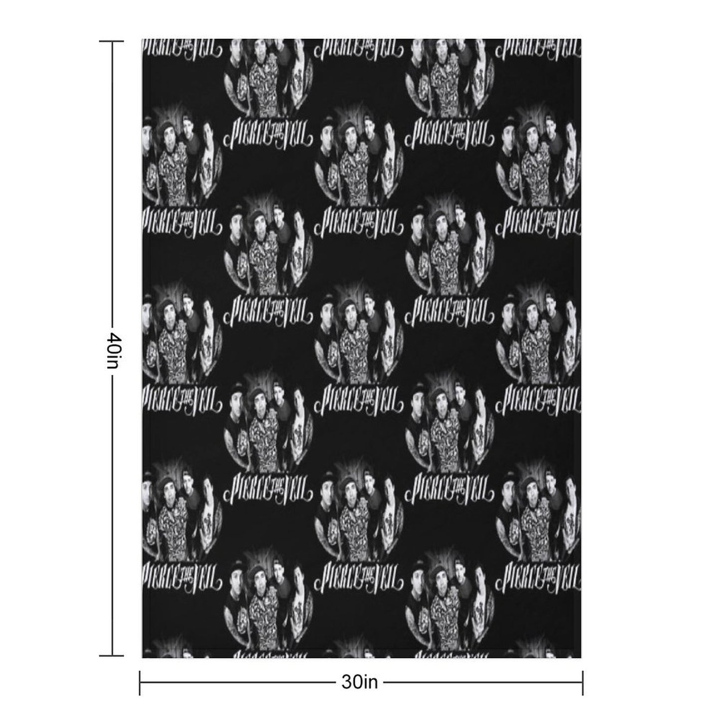 PIERCE THE VEIL Throw Blanket