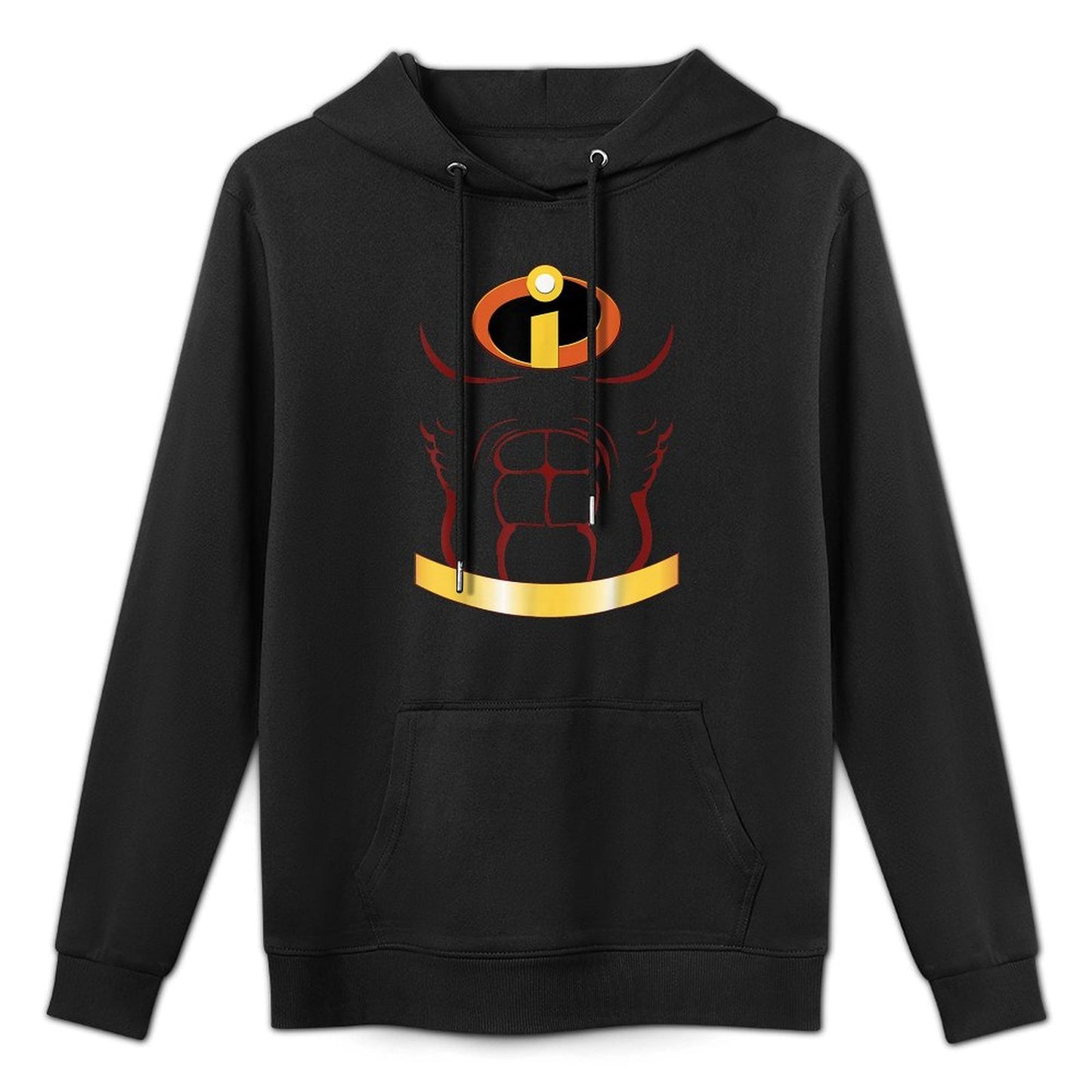Disney Pixar The Incredibles Halloween Superhero Costume Versatile Streetwear Hoodie