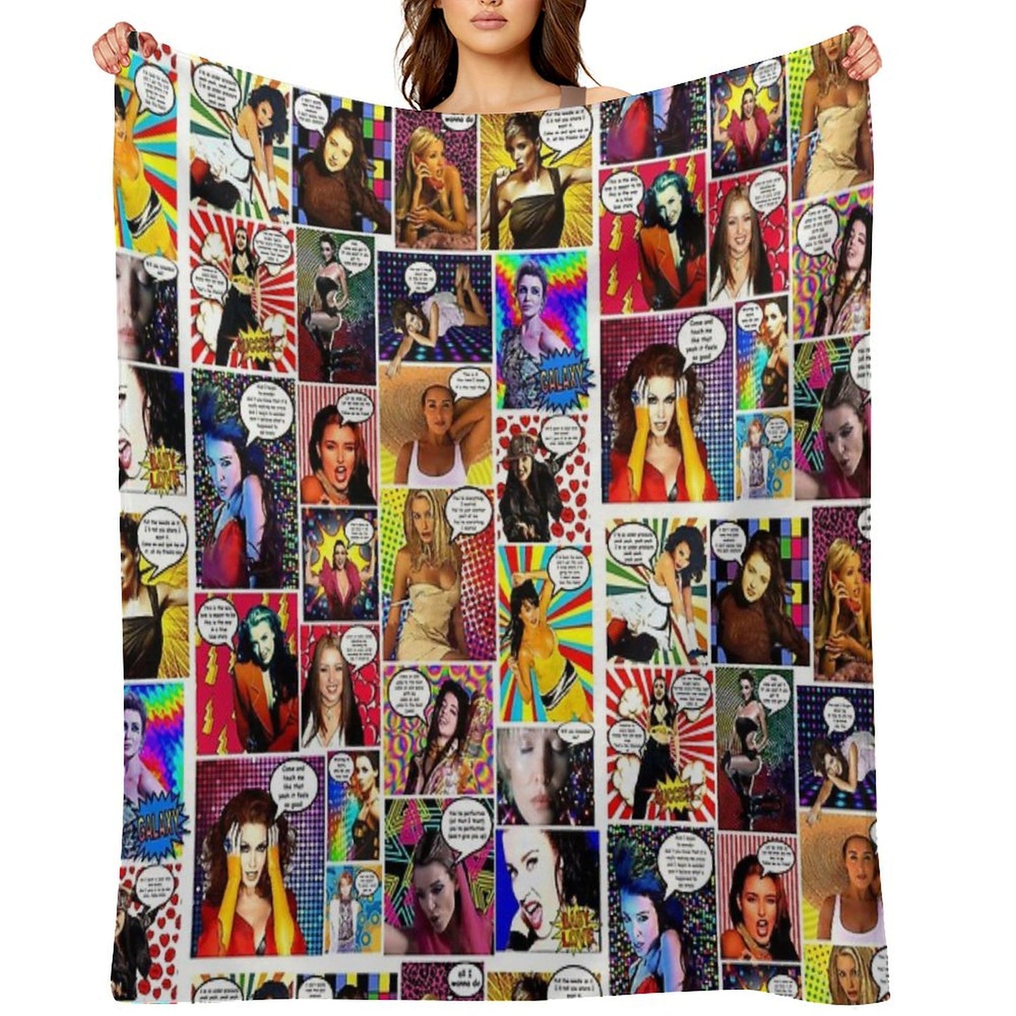 Dannii Minogue Goes Pow WOW #30 Throw Blanket