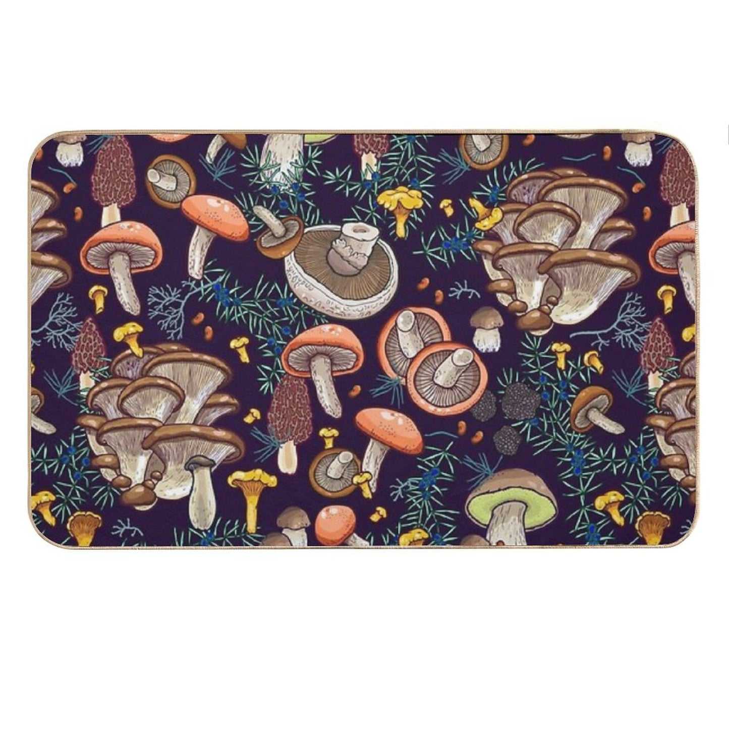 Dark Dream Forest Bath Mat