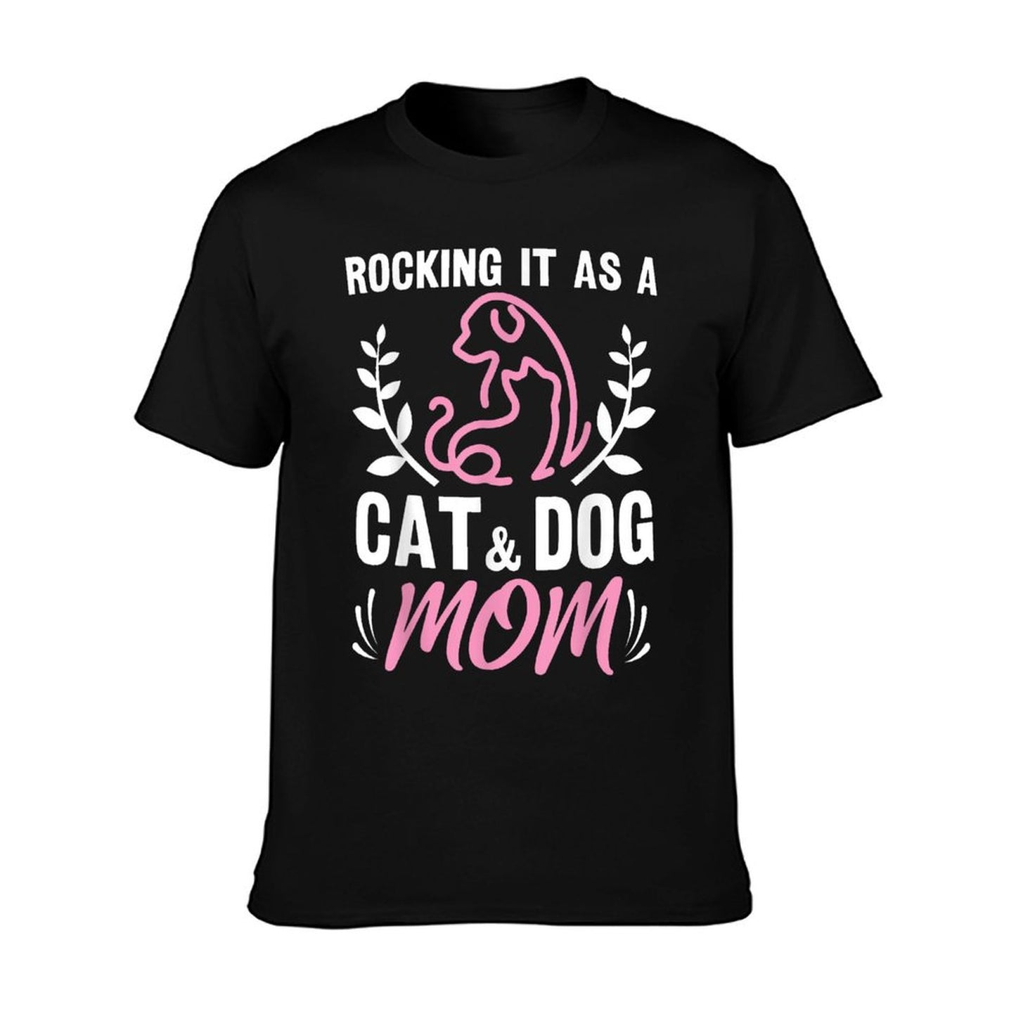 Cat And Dog Mom Fur Mama Mother's Day T-Shirt