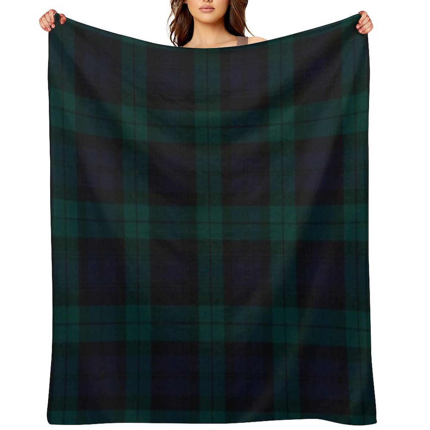 Black Watch Scottish Tartan Throw Blanket