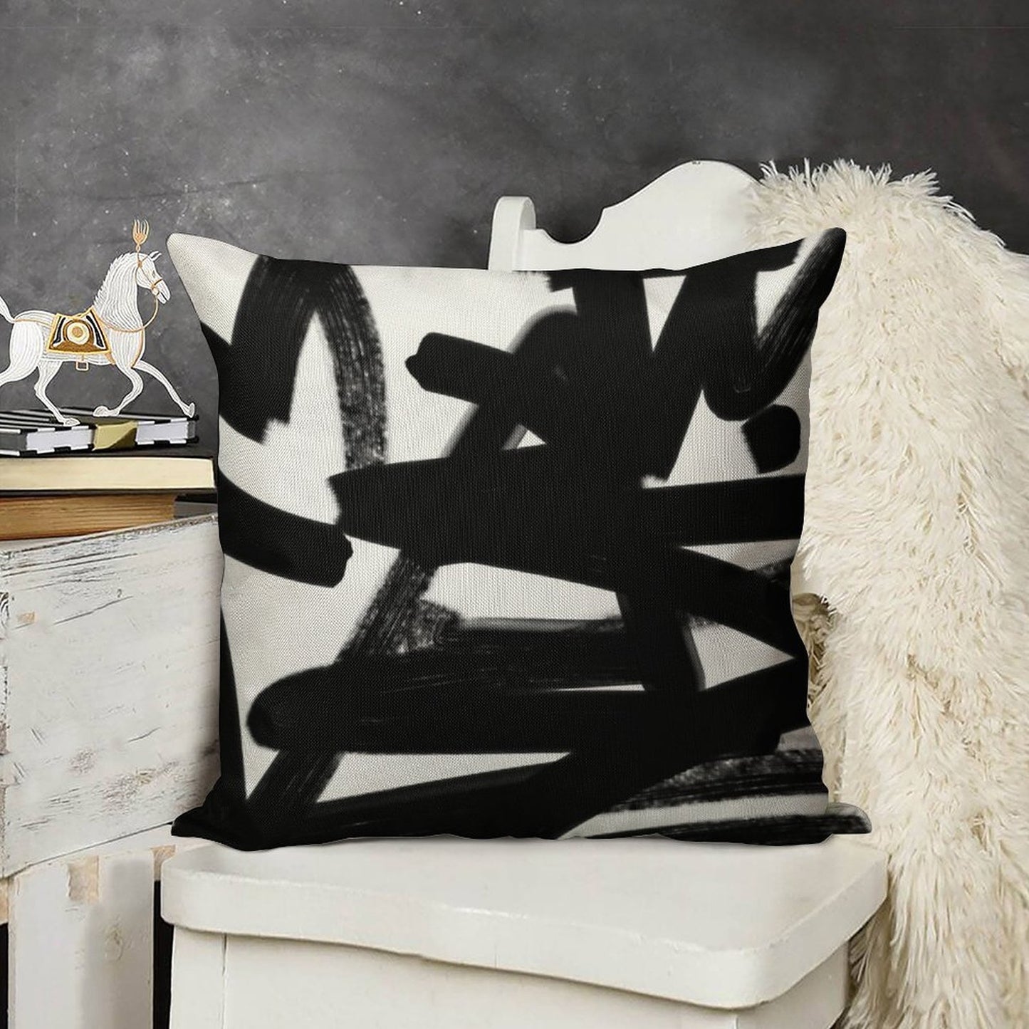 Thinking Out Loud Linen Throw Pillow Cover