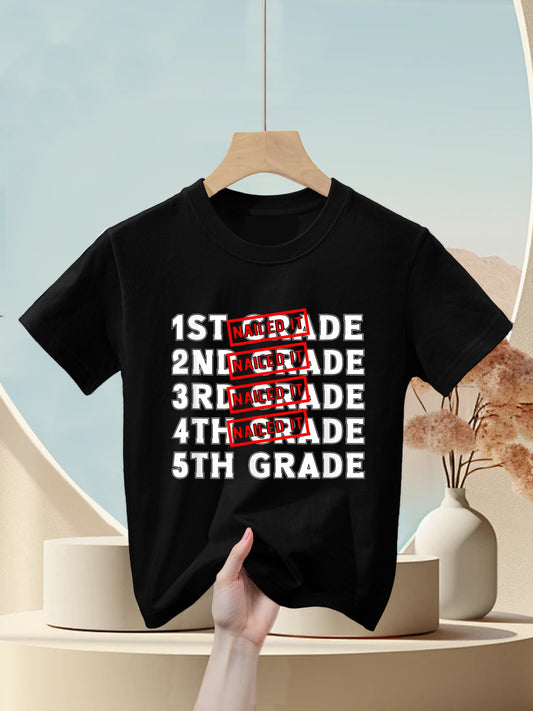 Goodbye 4th Grade Graduation Last Day School Hello 5th Grade Kids T-Shirt