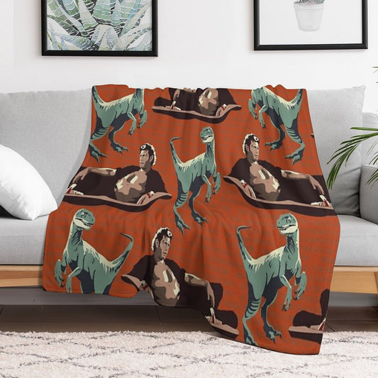 Jurassic Geniuses Throw Blanket