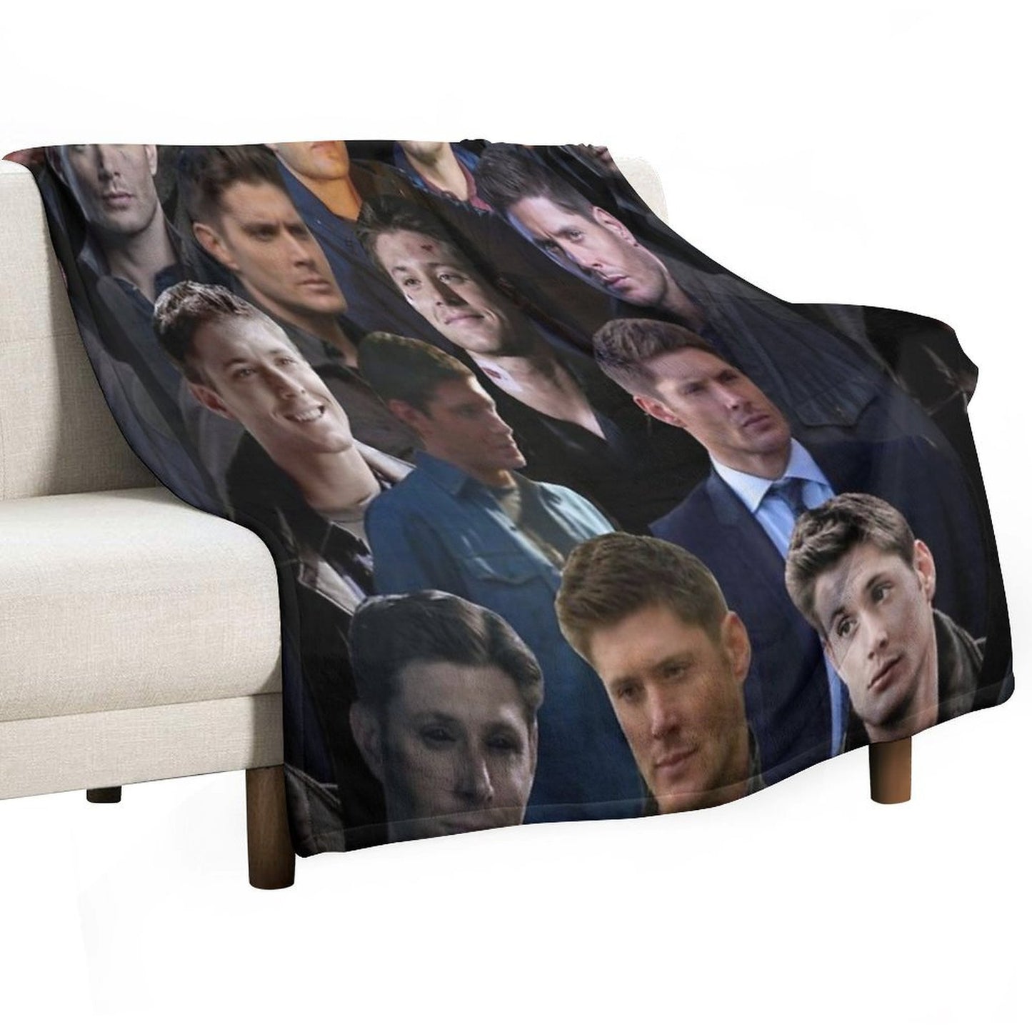 Dean Winchester Collage Throw Blanket