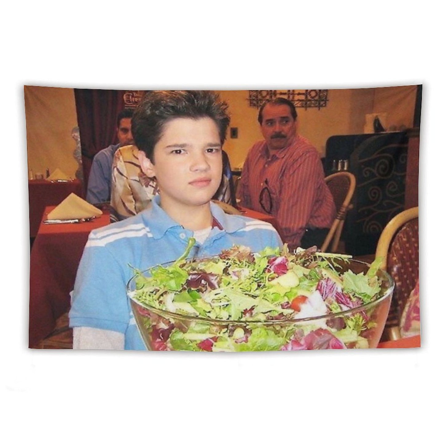 Freddie Benson with A Salad Tapestry