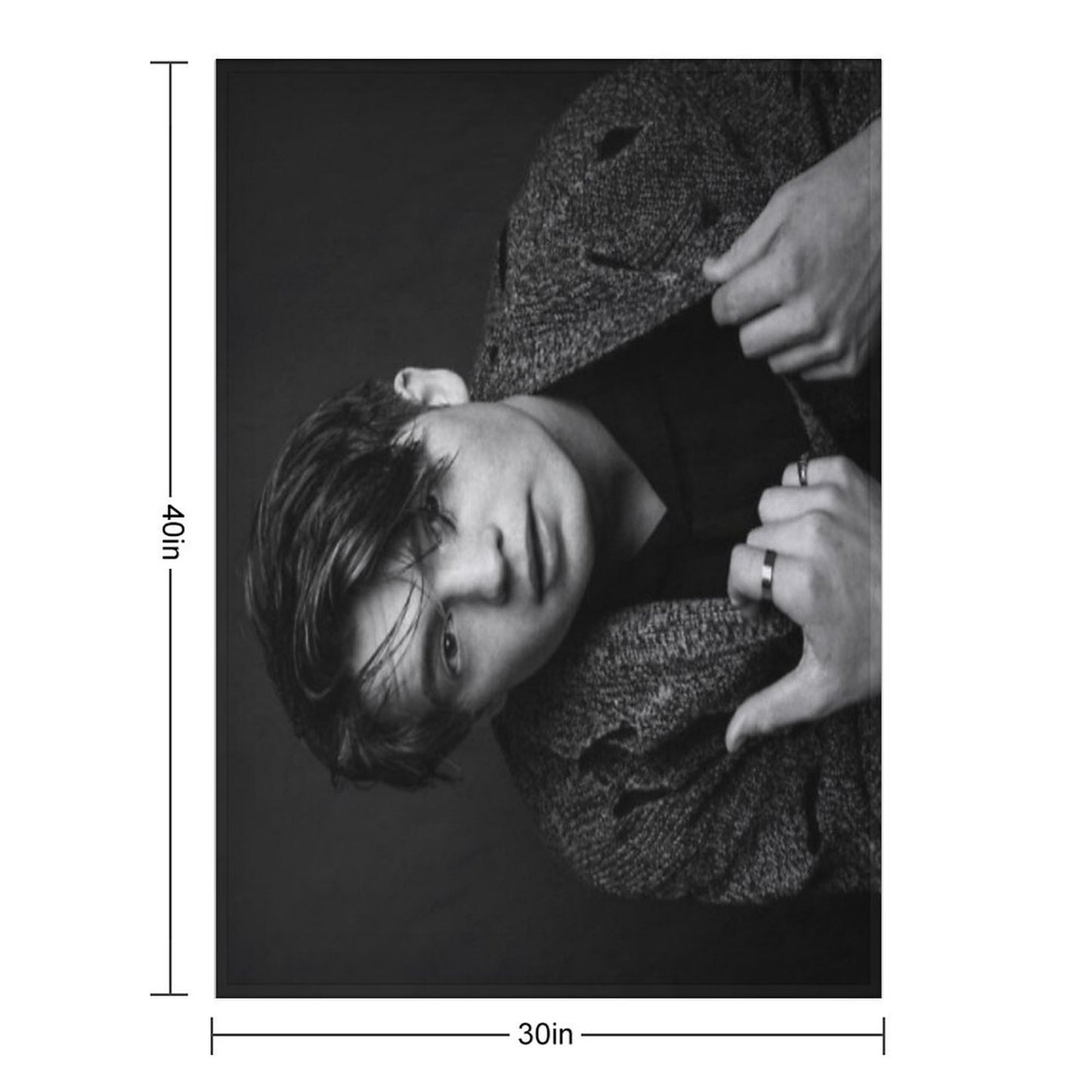 Kit Connor Throw Blanket