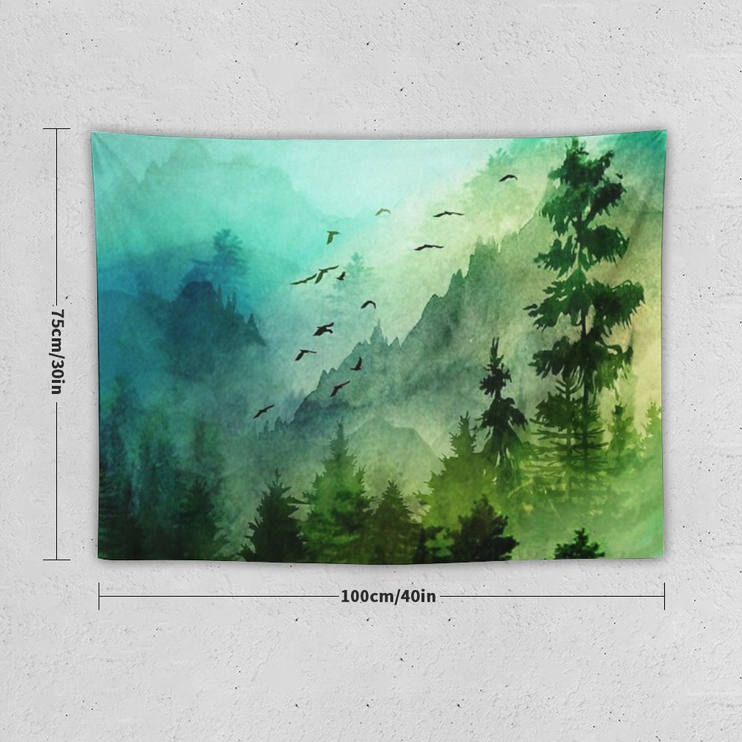 Mountain Morning Tapestry