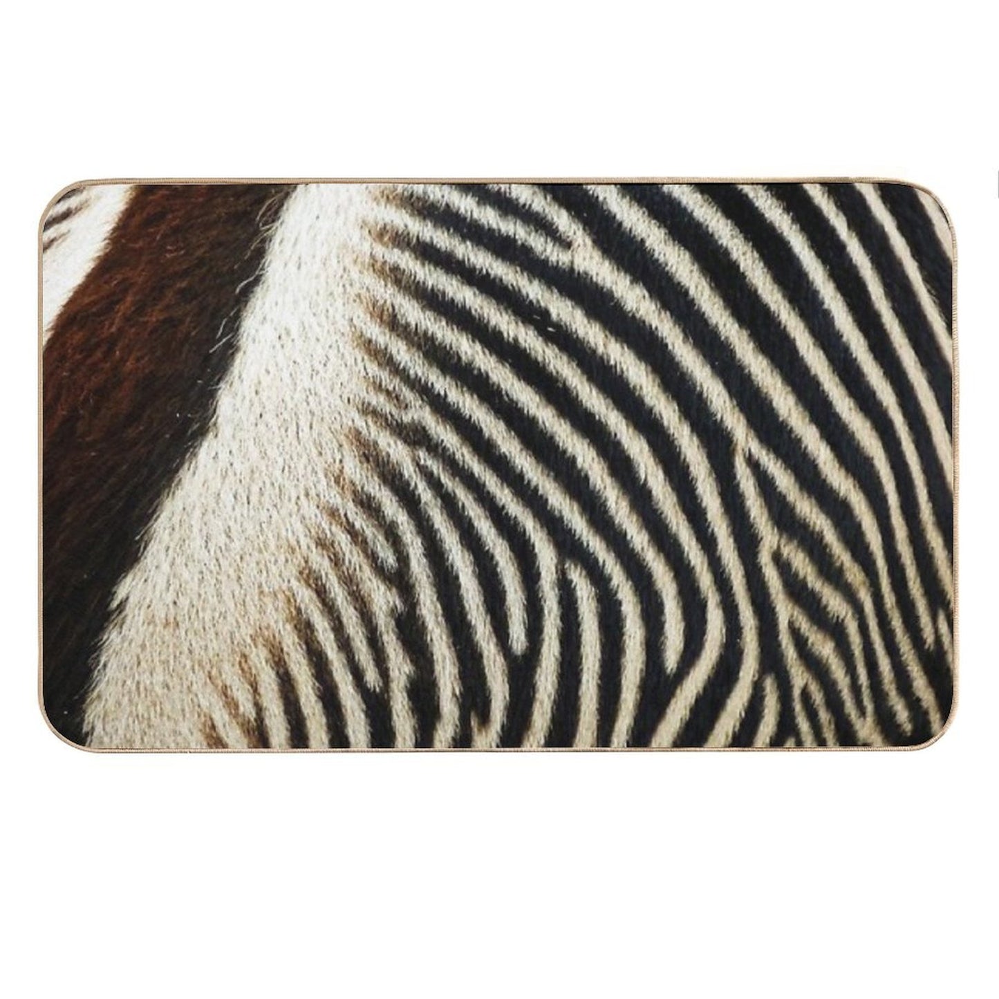 Zebra Caboose Bath Mat
