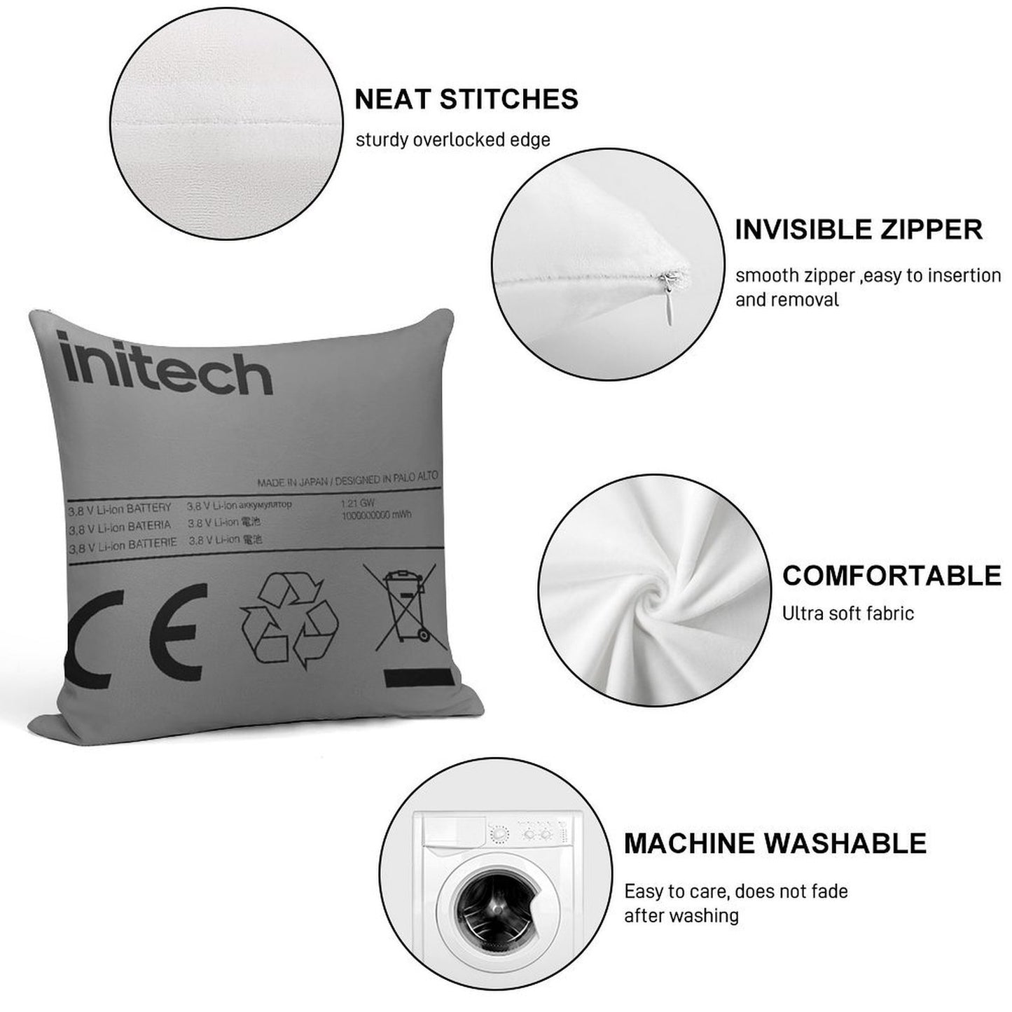 Swollen Battery Soft Bedroom Essential Throw Pillow