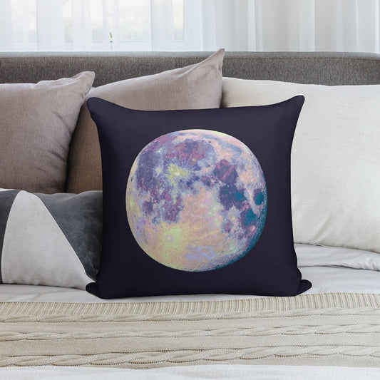 Moon Soft Hidden Zipper Throw Pillow