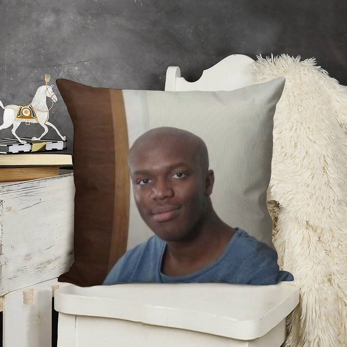 Baldski Linen Throw Pillow Cover