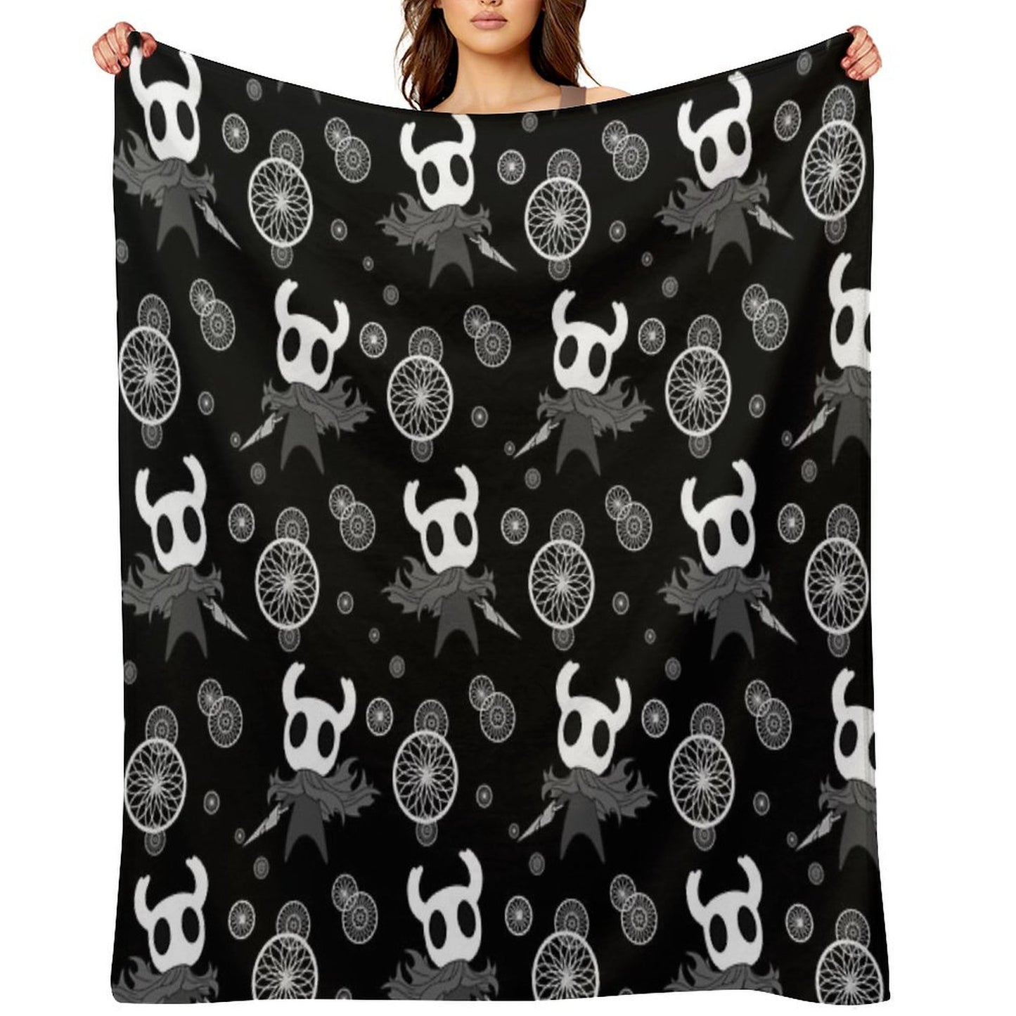 Hollow Knight Pattern Throw Blanket
