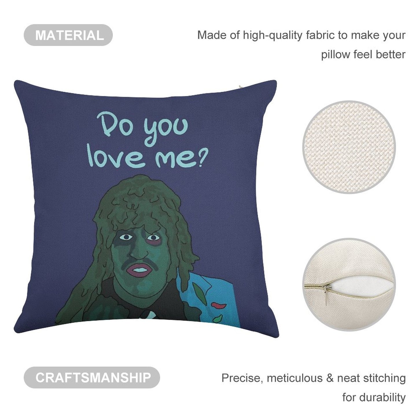 Do You Love Me Old Gregg, Old Greg Linen Throw Pillow Cover