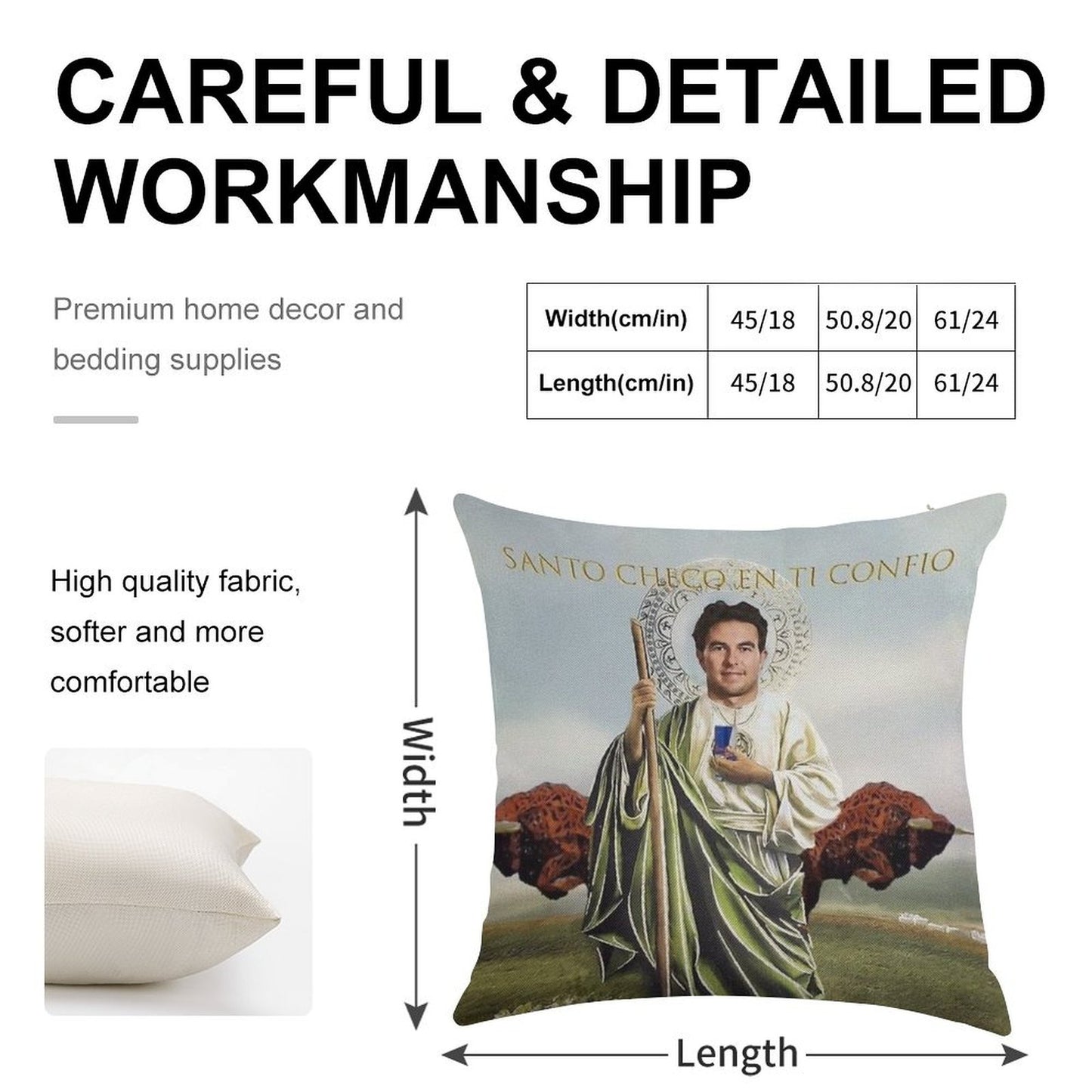 San Checo of The Tyres Linen Throw Pillow Cover