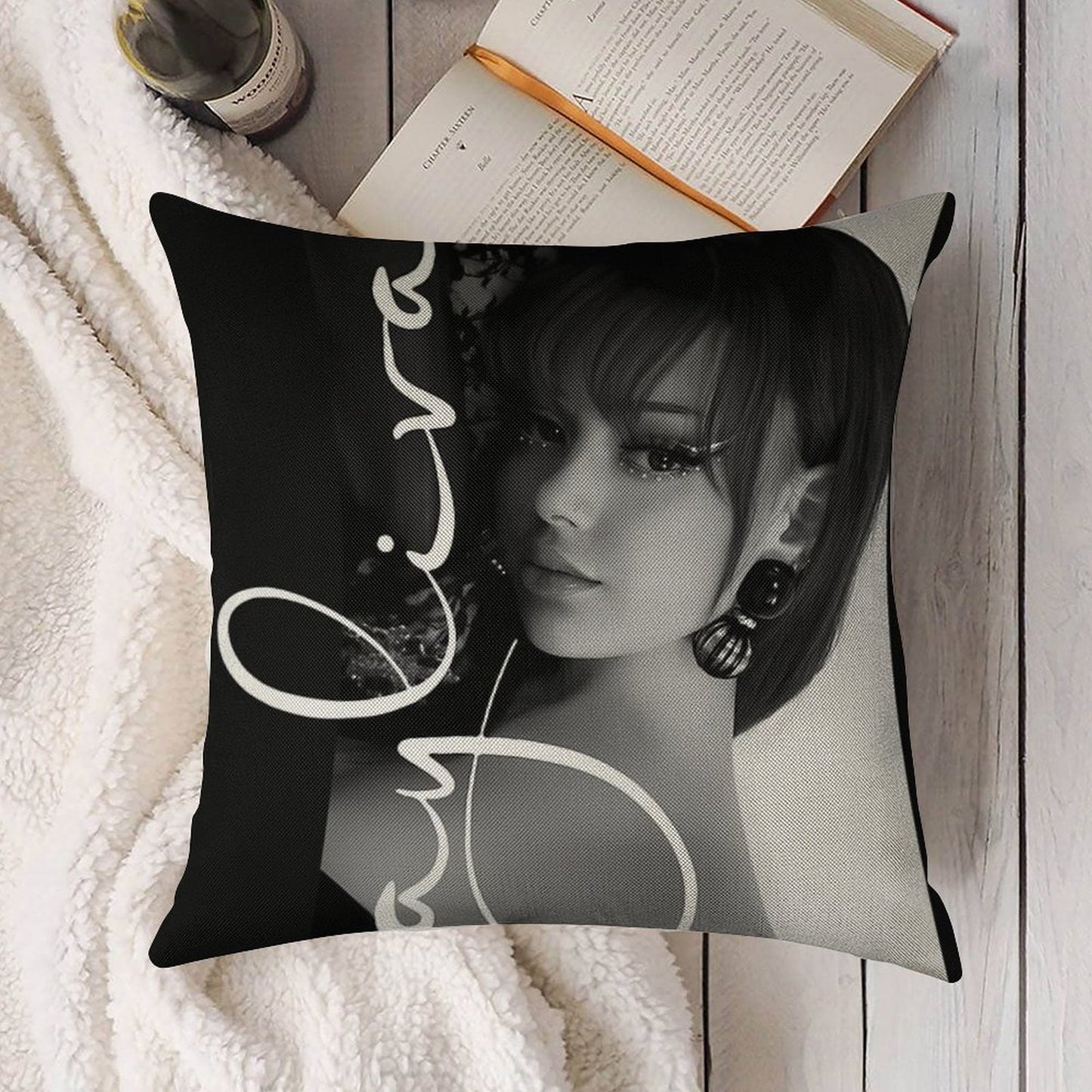Ayliva Linen Throw Pillow Cover