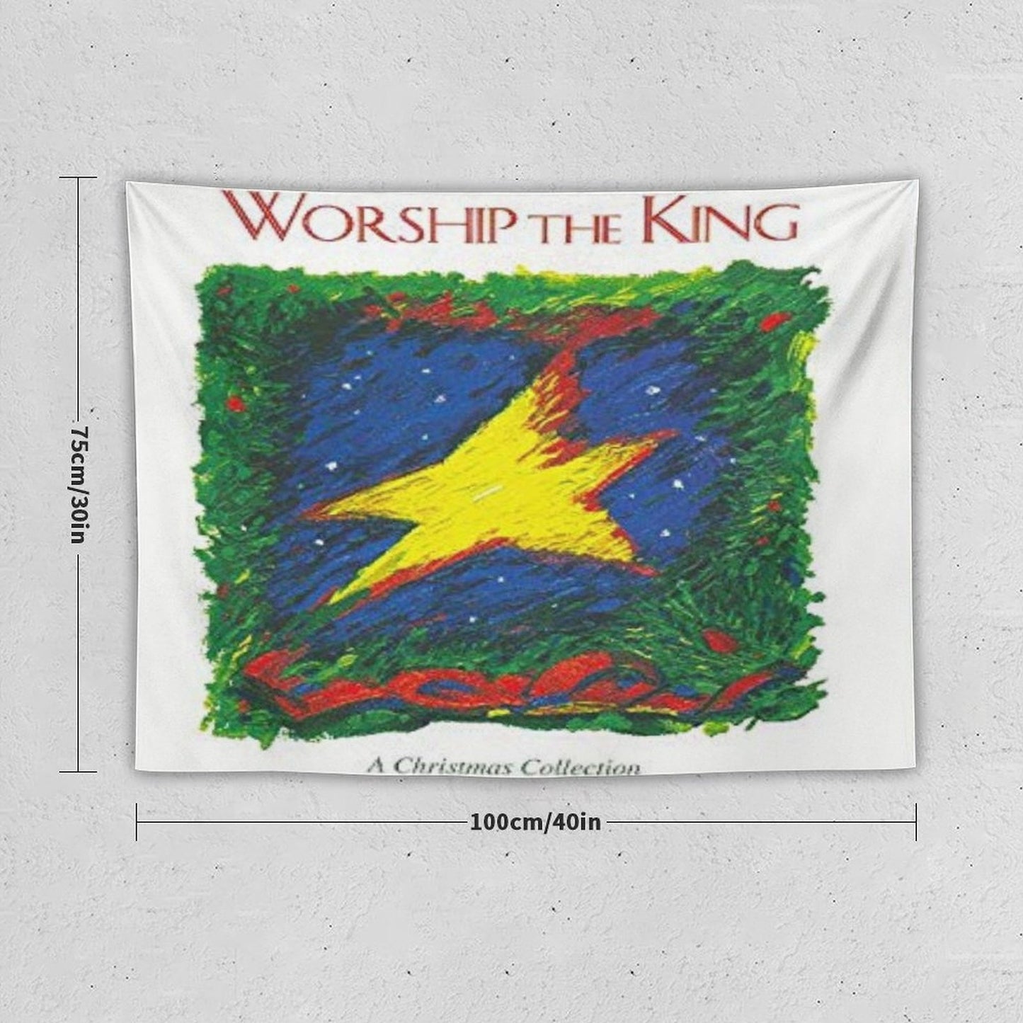 Worship The King A Christmas Collection Tapestry