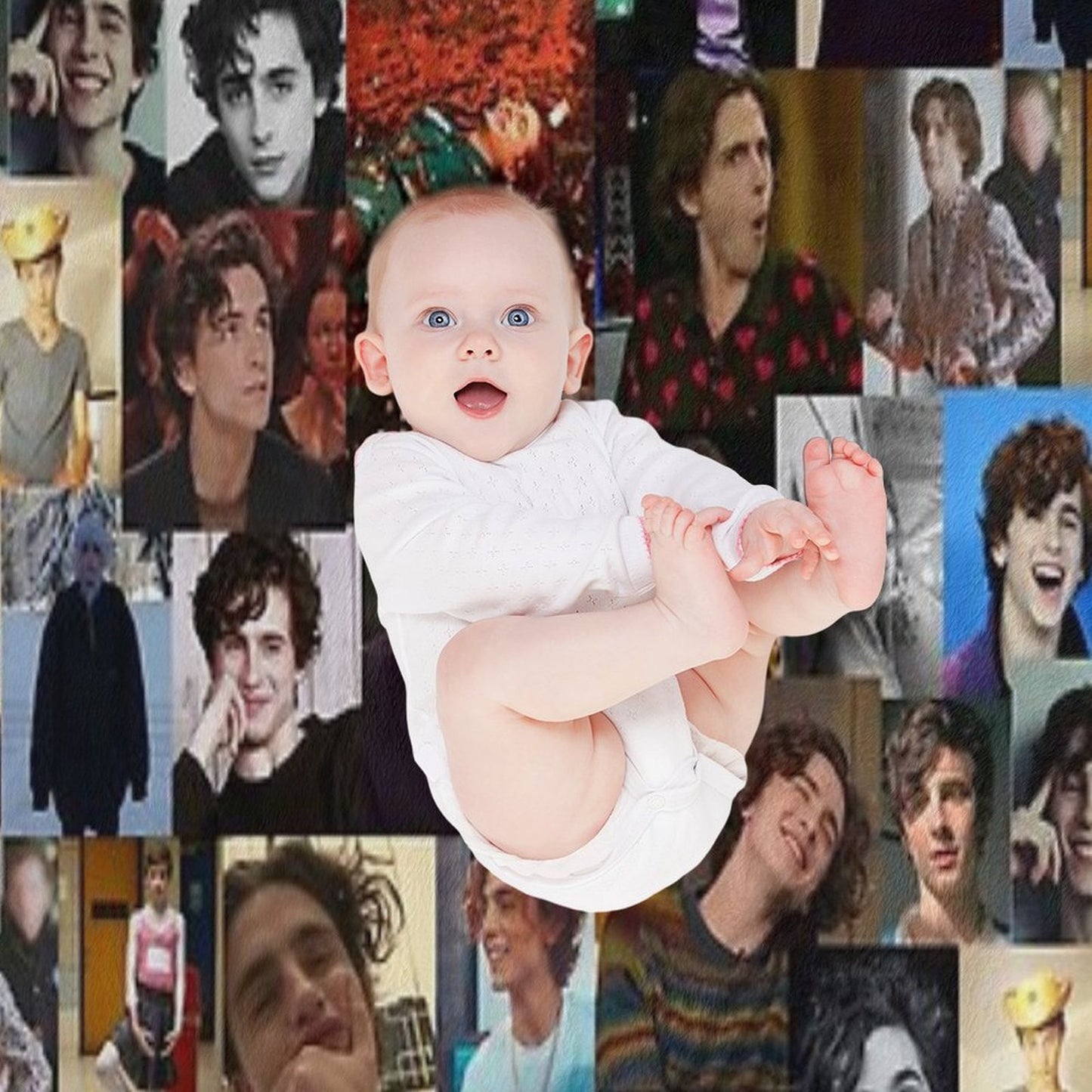 Another Timmy Collage Throw Blanket