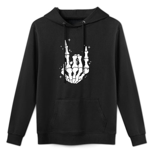 (2 Sided) Skeleton Just A Dad Who Always Came Back With Milk Layering Staple Hoodie
