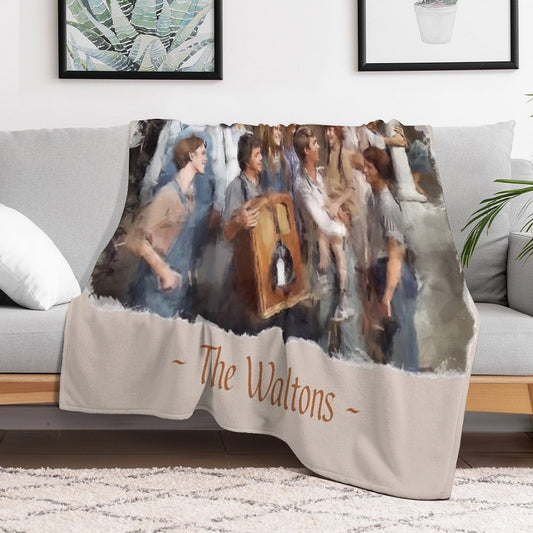 The Waltons TV Show Throw Blanket
