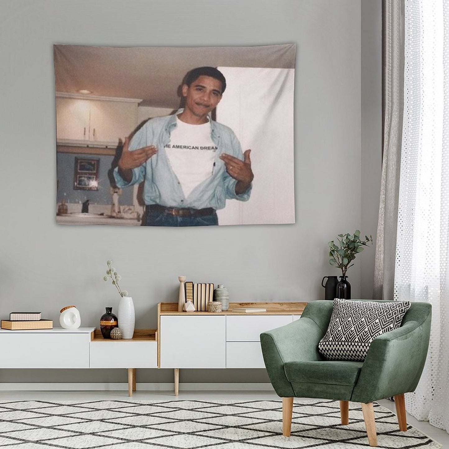 Obama's The American Dream Tapestry