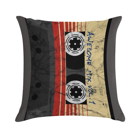 Vintage Awesome Mixtape Vol. 1 Soft Style Accent Throw Pillow