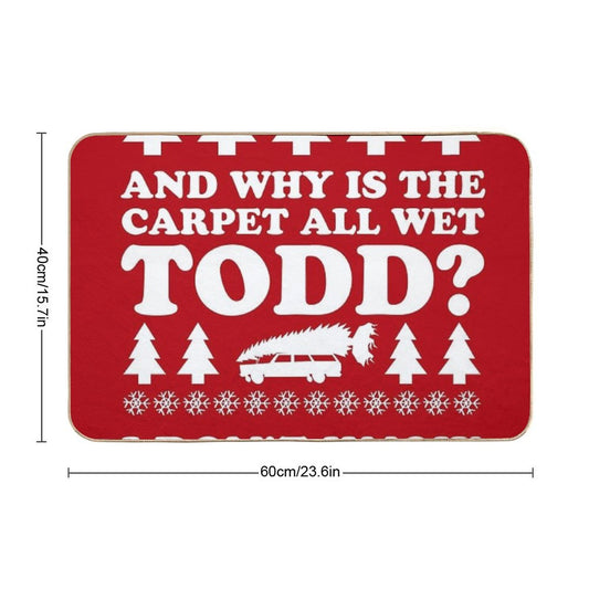Soggy Christmas Bath Mat