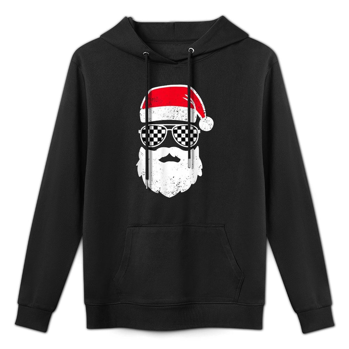 Funny Checkered Christmas Pajama Funny Boys Matching Family Casual Wear Hoodie