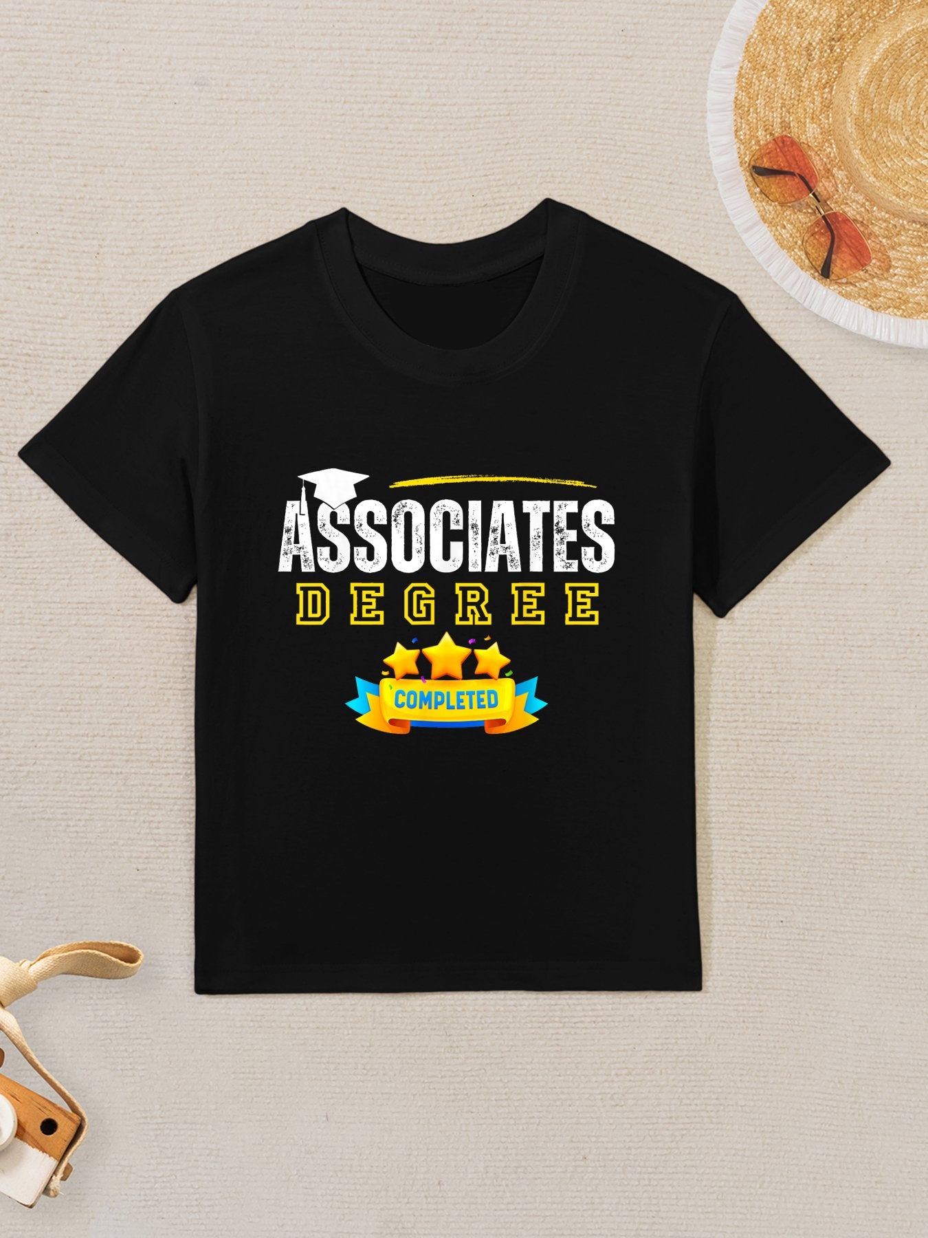 Associates Degree Graduation Senior Celebration Grad Party Kids T-Shirt