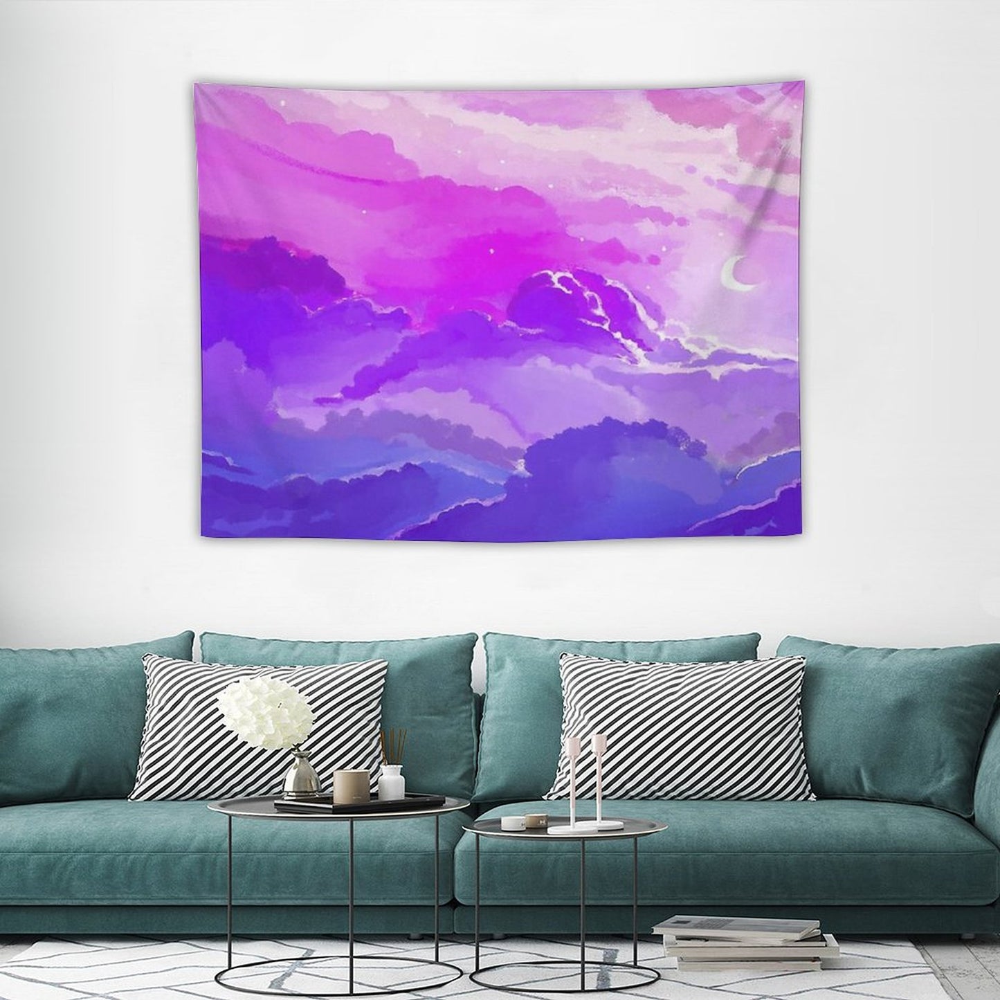 Bisexual Art Flag Tapestry