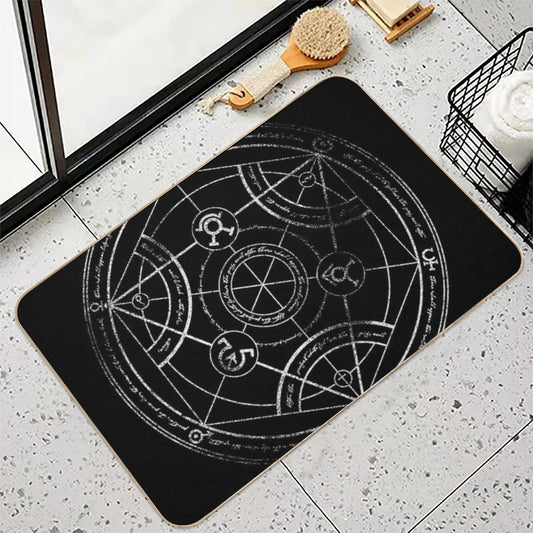 Human Transmutation Circle - Chalk Bath Mat