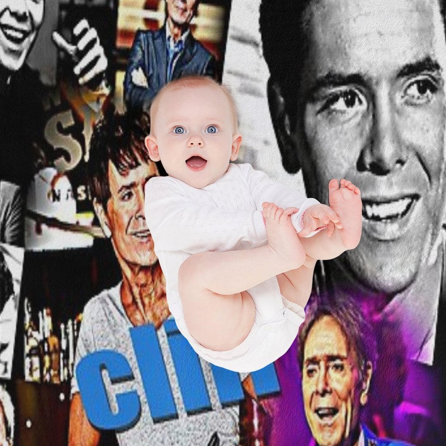 Cliff Richard Throw Blanket