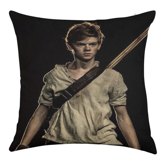 The Maze Runner - Newt 2 Linen Throw Pillow Cover