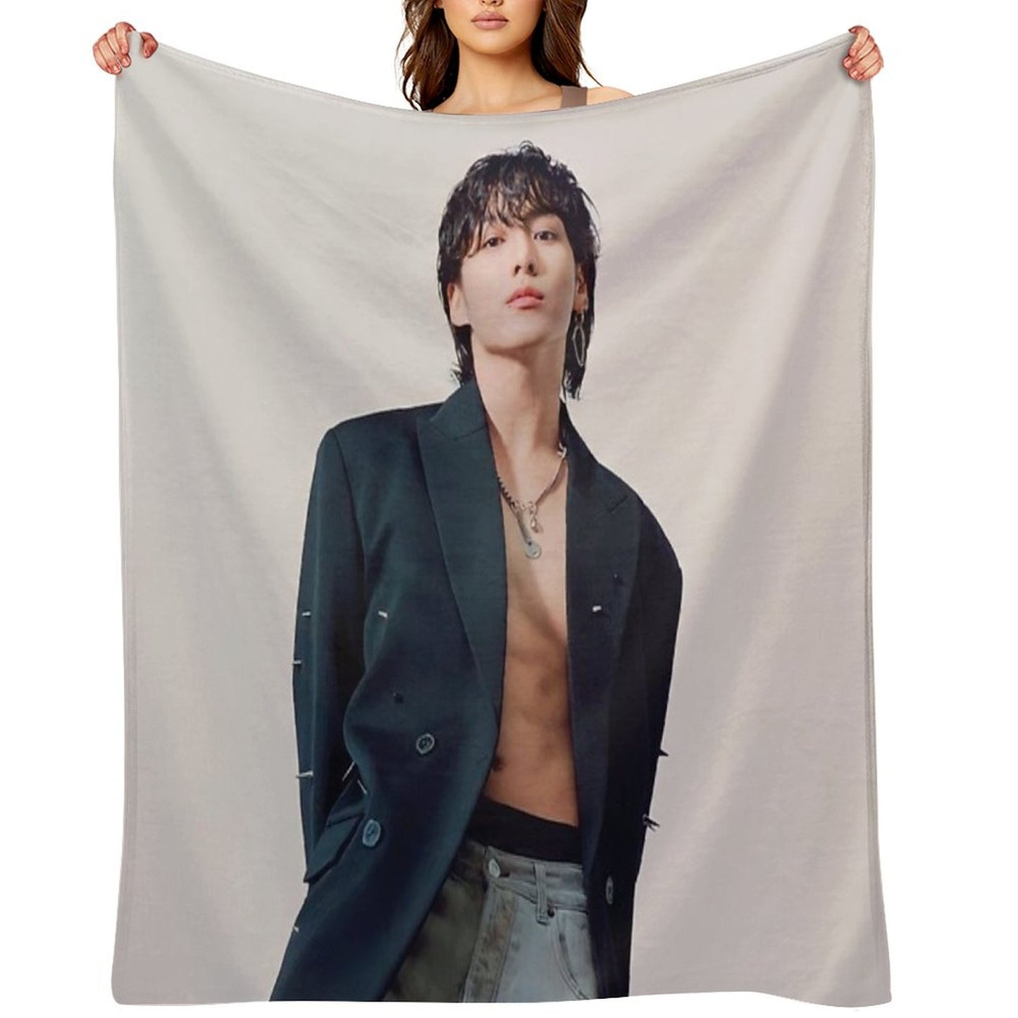 Bts Jungkook Throw Blanket