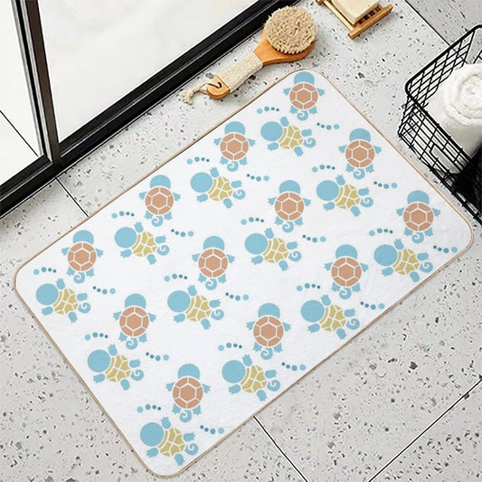 Poke Tiny Turtles Bath Mat