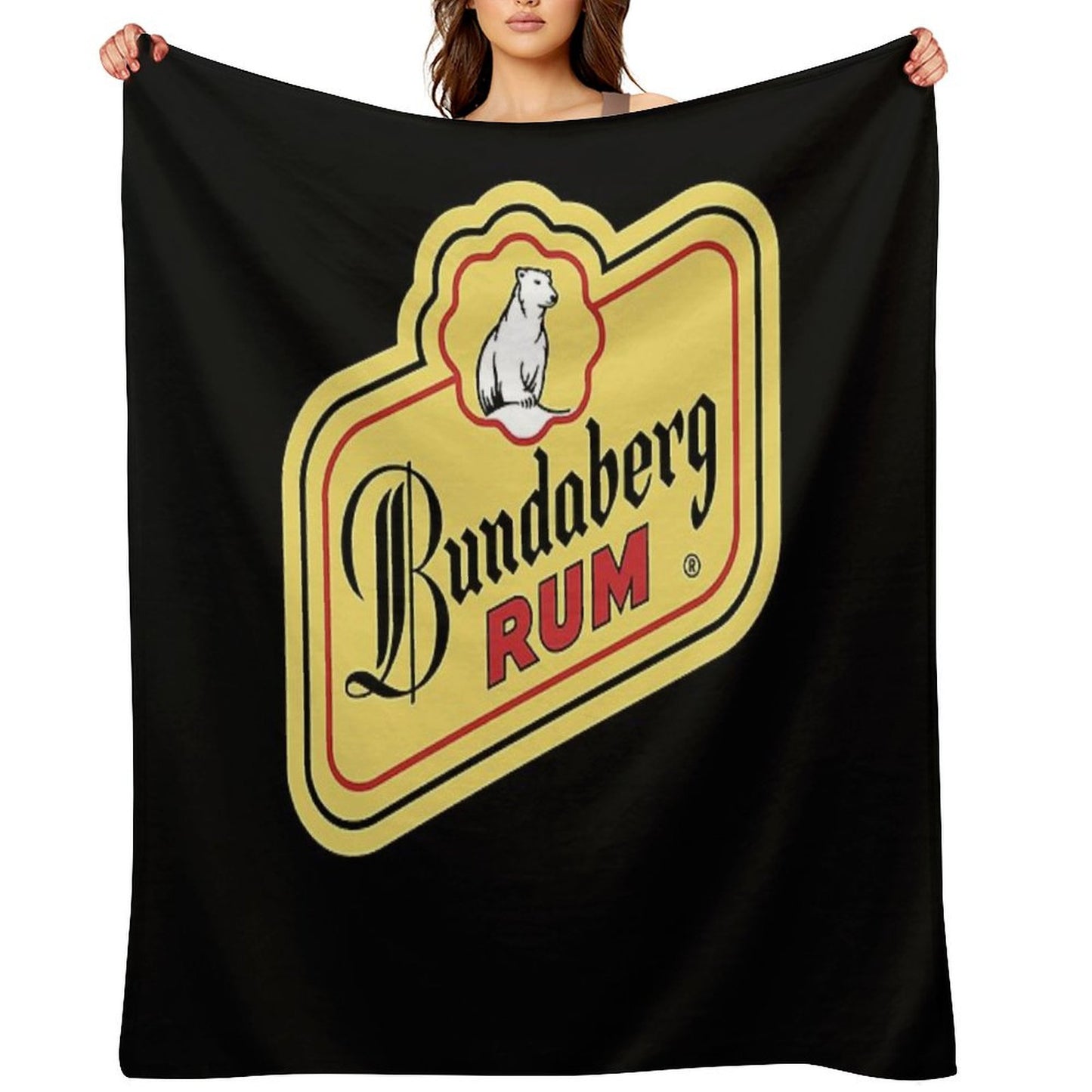 BEST SELLER Bundaberg Rum Logo Merchandise Throw Blanket