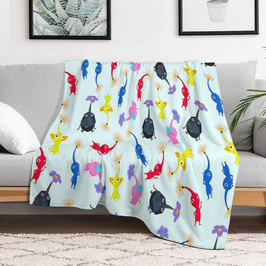 Pikmin Throw Blanket